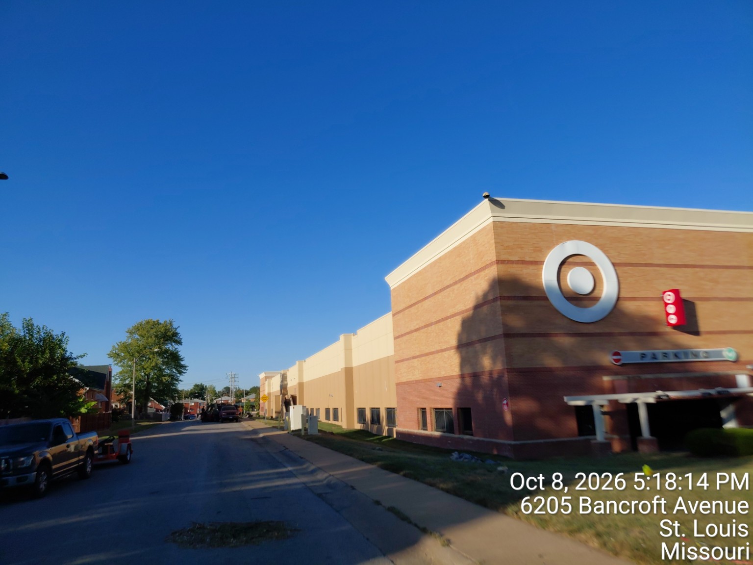 Exterior view of the Hampton Target work site