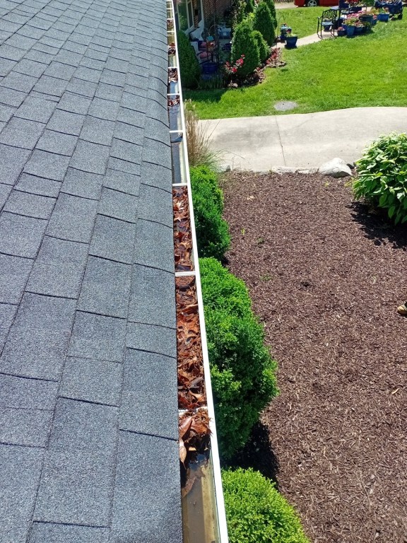 Gutter cleaning service performed by Prayers Lawn & Landscape